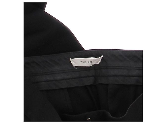 The Row Schwarze Wollhose Größe 6 - Ansicht 6