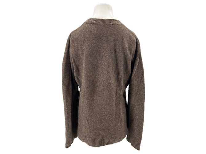 Autre Marque Suéter de lana marrón 440ME Castaño - vista 2