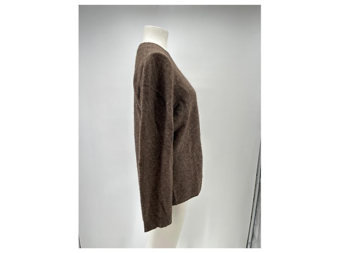 Autre Marque Suéter de lana marrón 440ME Castaño - vista 3