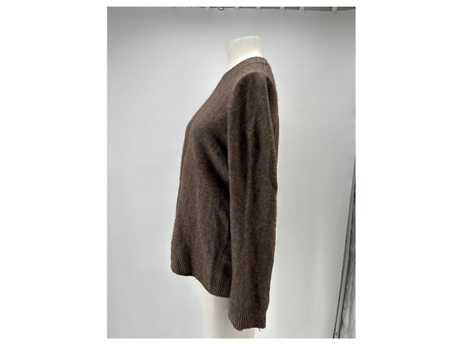 Autre Marque Suéter de lana marrón 440ME Castaño - vista 4