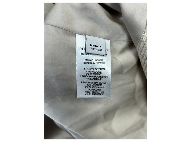 Veronica Beard Blazer de terciopelo beige - vista 5