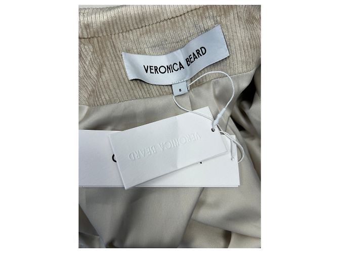 Veronica Beard Blazer de terciopelo beige - vista 6