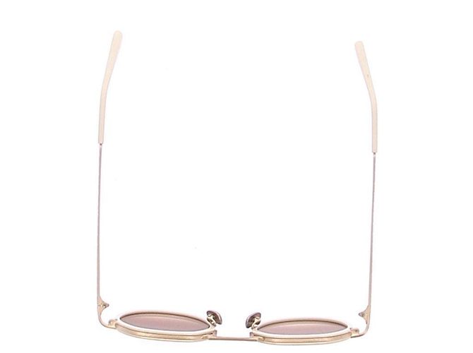 Rosie Assoulin Gafas de sol redondas Blanco - vista 6