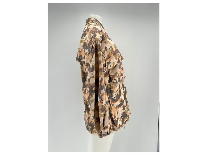 Isabel Marant "Elize" Tarnjacke Beige - Ansicht 3