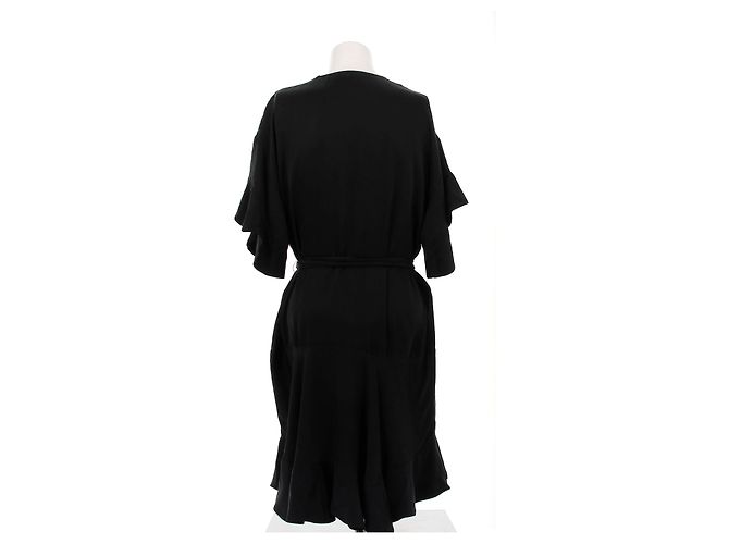 Zimmermann Seidenkleid Schwarz mit Gürtel - Ansicht 2