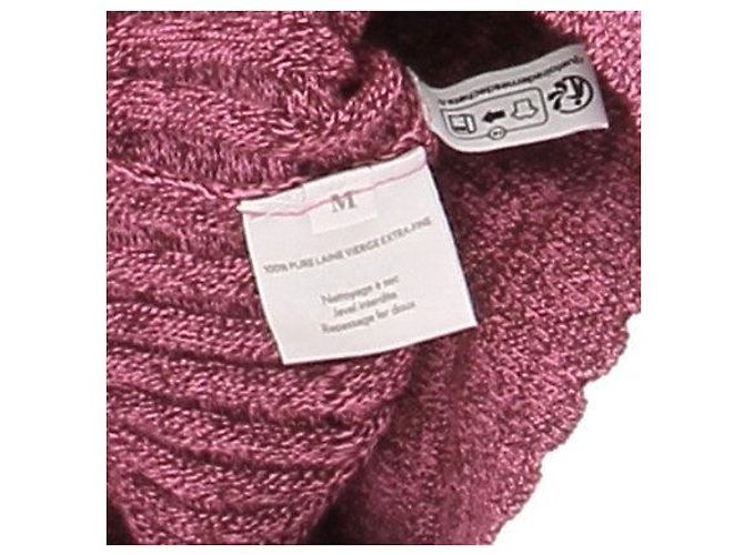 Autre Marque Falda midi de lana rosa MOLLI - vista 6