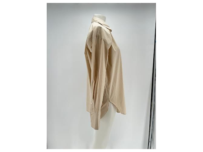 Camisa Frame Denim beige de algodón L - vista 3