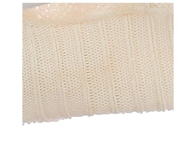 Khaite Weißer Strickpullover mit offenem Rücken - Ansicht 5