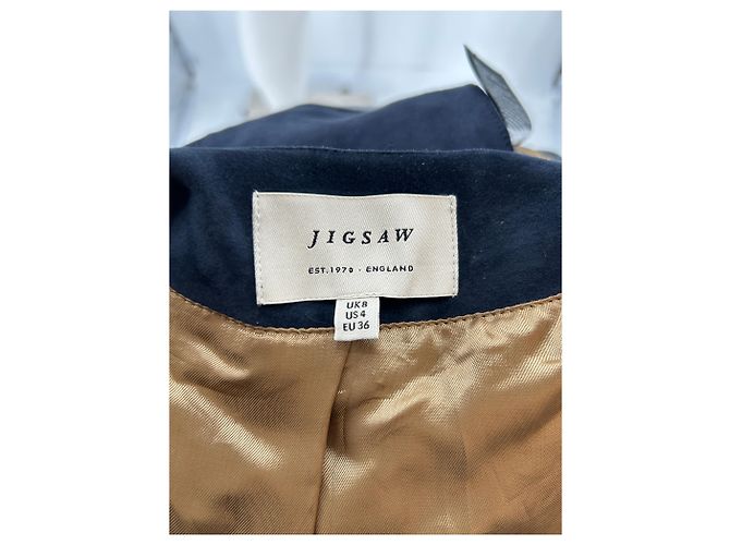 Jigsaw Marinelederjacke Marineblau - Ansicht 6