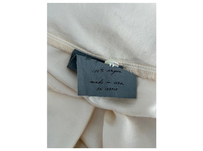 Autre Marque RAQUEL ALLEGRA Creme Bluse Beige - Ansicht 6