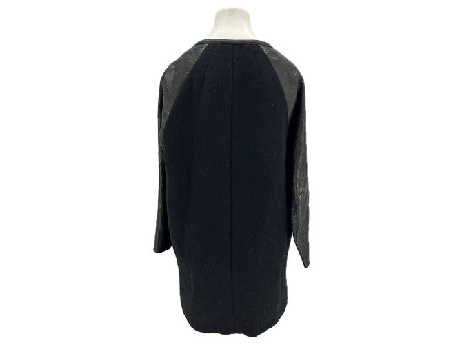 Isabel Marant Cappotto nero bicolore - vista 2