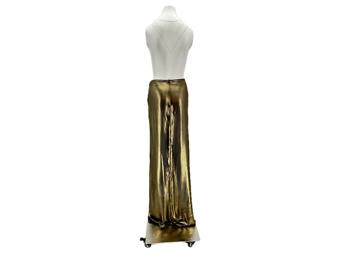 Autre Marque Goldener Rock aus Polyester Größe 40 - Ansicht 2