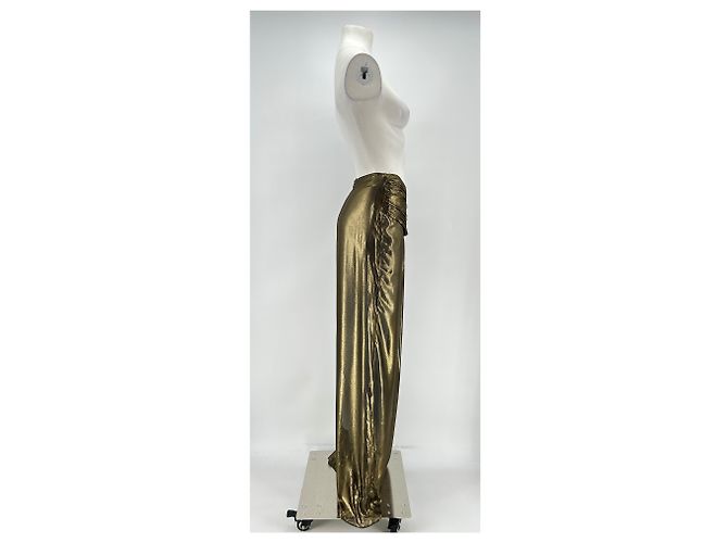 Autre Marque Goldener Rock aus Polyester Größe 40 - Ansicht 3