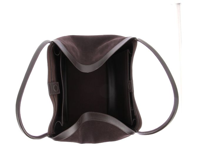 Autre Marque Borsa Tote CAMILLA AND MARC in pelle e camoscio marrone - vista 7