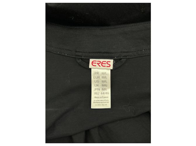 Chaleco largo negro con mangas cortas Eres - vista 6