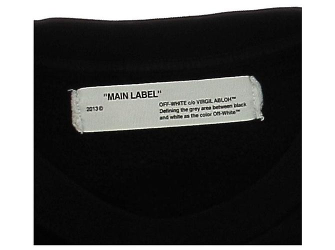 Sudadera corta negra Off White WAR Negro - vista 5