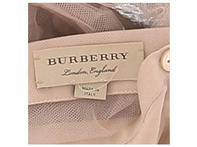 Burberry Falda de muselina y tul beige - vista 5