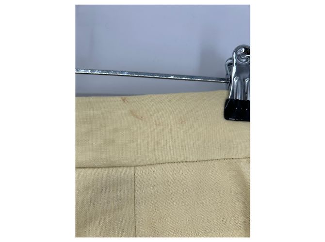 Cos Pantaloni in lino giallo - vista 4