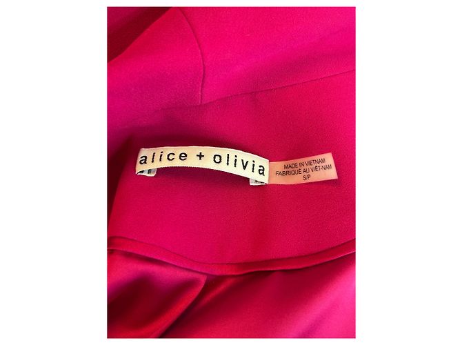 Abrigo fucsia Alice + Olivia Rosa - vista 5
