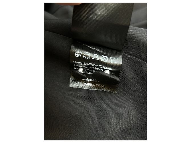 Autre Marque LOVLI Wollblazer Schwarz S - Ansicht 6