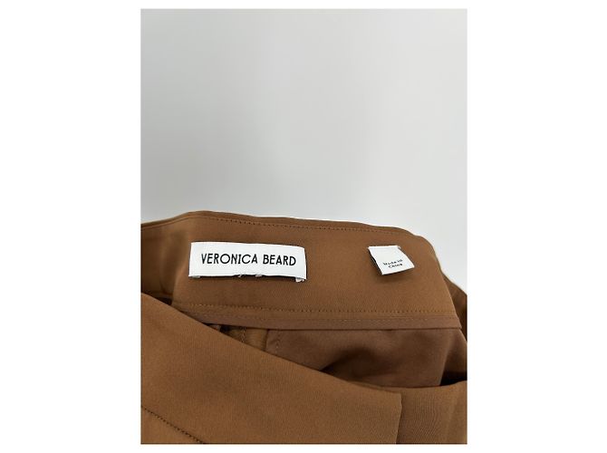 Pantalones marrones Veronica Beard Castaño - vista 6