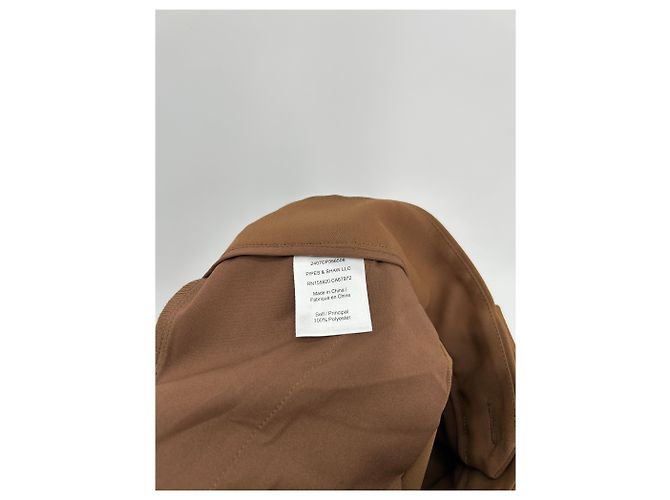 Pantalones marrones Veronica Beard Castaño - vista 7