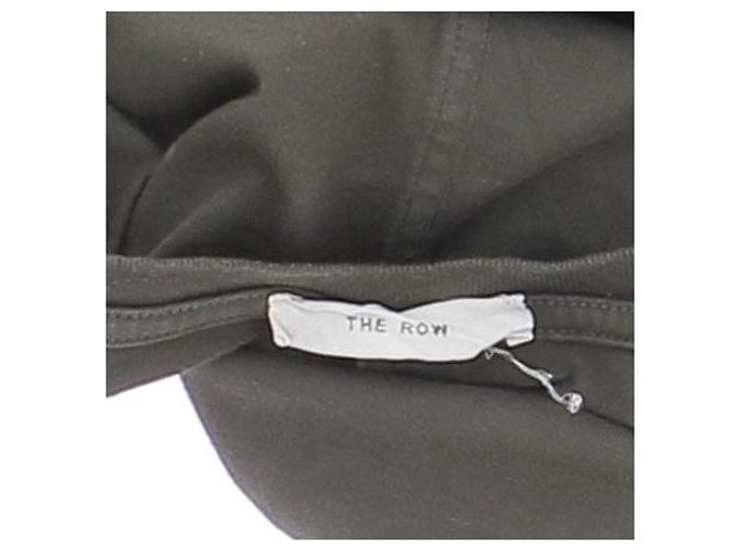 Camiseta de algodón caqui The Row - vista 5