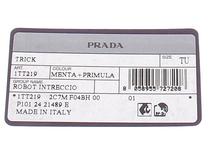 Prada Robot keyring multicolored leather Multiple colors - view 3