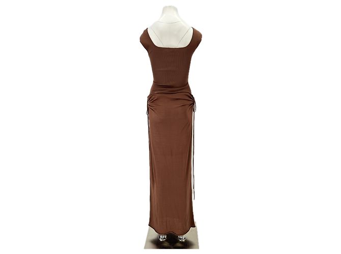 Autre Marque AKARII Bodycon Kleid braun Viscose - Ansicht 2