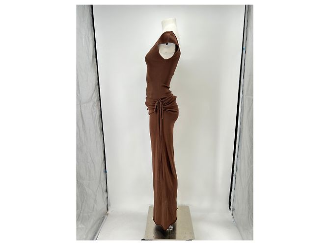 Autre Marque AKARII Bodycon Kleid braun Viscose - Ansicht 4