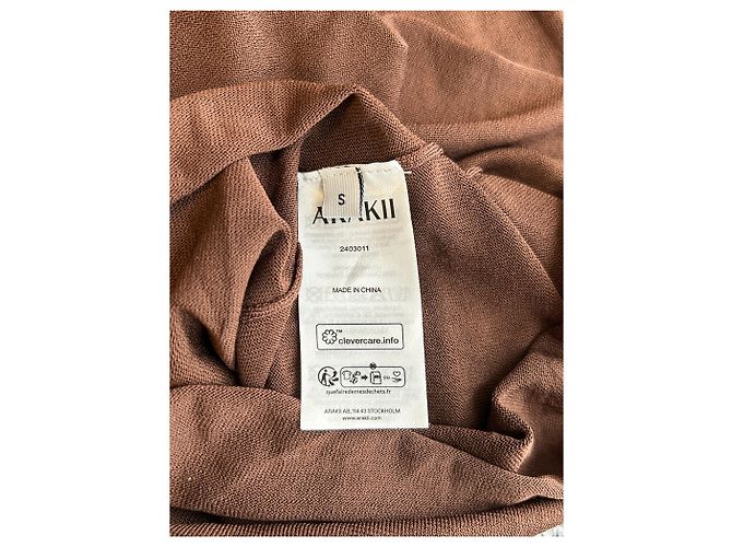 Autre Marque AKARII Bodycon Kleid braun Viscose - Ansicht 8