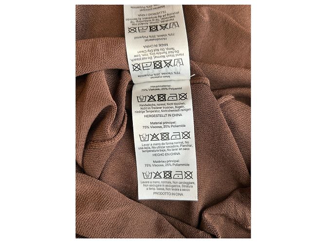 Autre Marque AKARII Bodycon Kleid braun Viscose - Ansicht 9