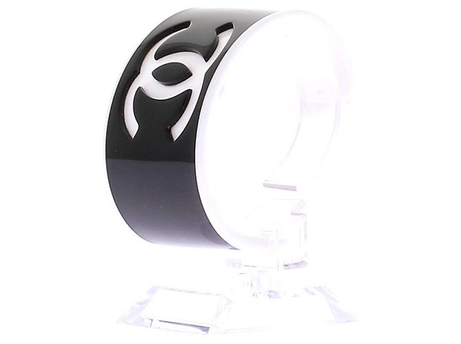 Chanel Armreif schwarz weiß - Ansicht 5
