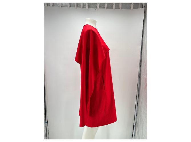 Autre Marque Front Row Shop Cape Kleid Rot - Ansicht 3