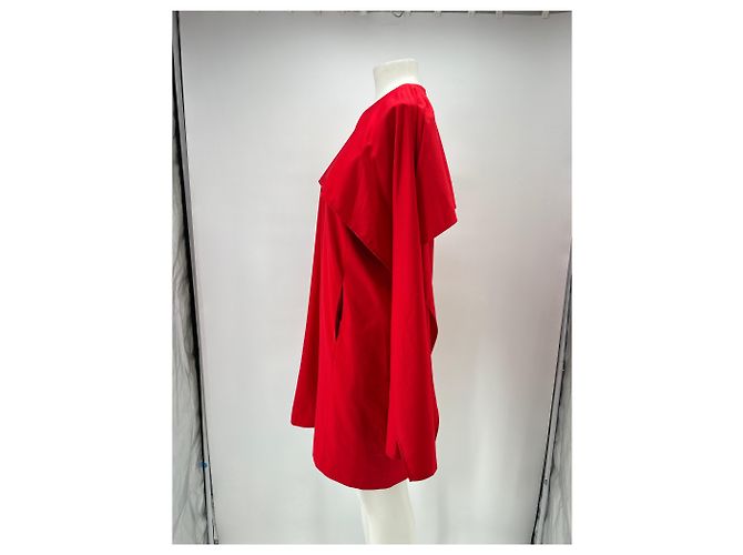 Autre Marque Front Row Shop Cape Kleid Rot - Ansicht 4