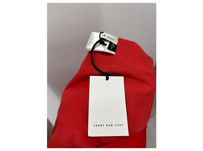 Autre Marque Front Row Shop Cape Kleid Rot - Ansicht 5