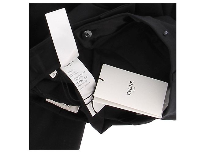 Pantalones de lana negros Céline - vista 5
