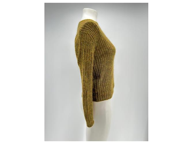 Soeur Wollpullover grün gelb - Ansicht 3