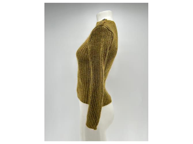Soeur Wollpullover grün gelb - Ansicht 4