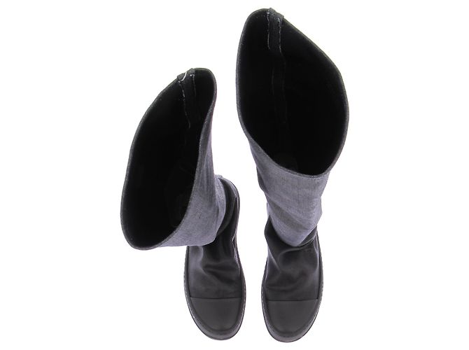 Rick Owens Sneakers alte "Drkshdw" Nero - vista 6