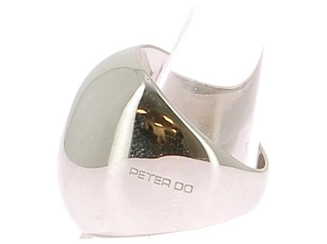 Autre Marque PETER DO Silver Plated Metal Ring Silvery - view 5