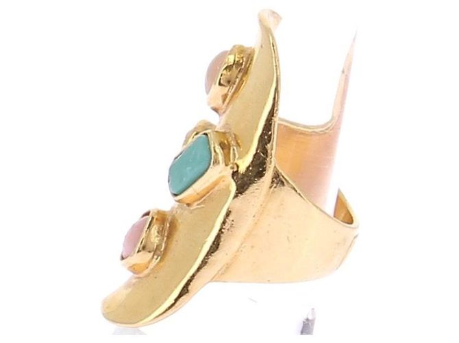 Aurelie Bidermann Ring aus Gelbgold Golden - Ansicht 4