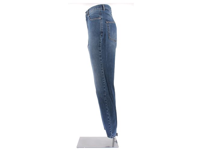 Jeans Alaïa in cotone blu - vista 4