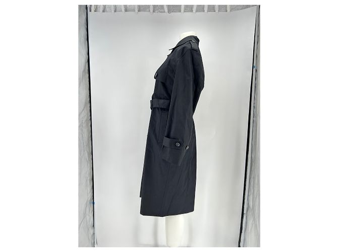 Uniqlo Schwarzer Trenchcoat - Ansicht 4