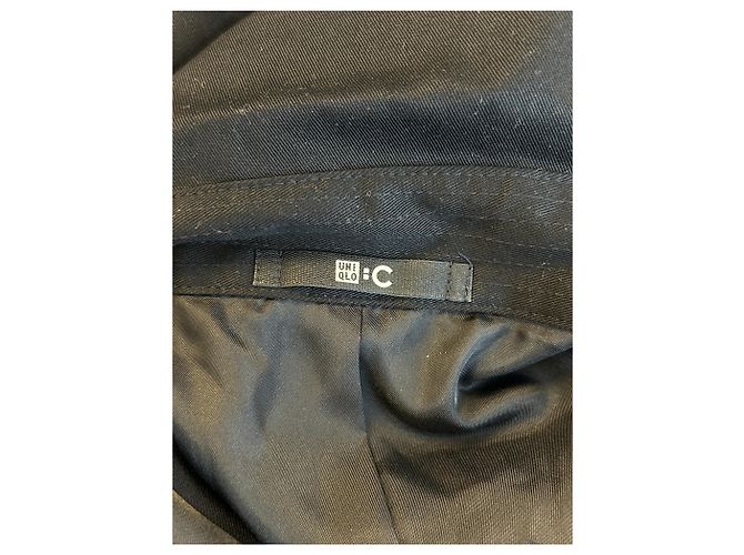Uniqlo Schwarzer Trenchcoat - Ansicht 6