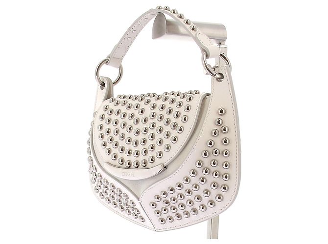 Autre Marque Borsa bianca "Baby Bettle" Bianco - vista 5