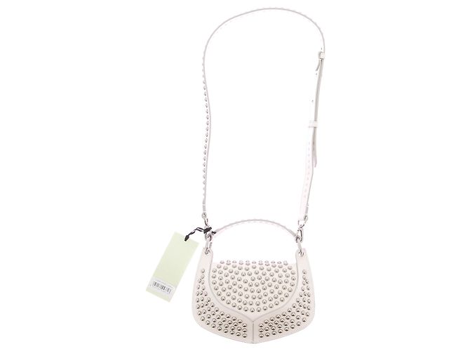 Autre Marque Borsa bianca "Baby Bettle" Bianco - vista 8