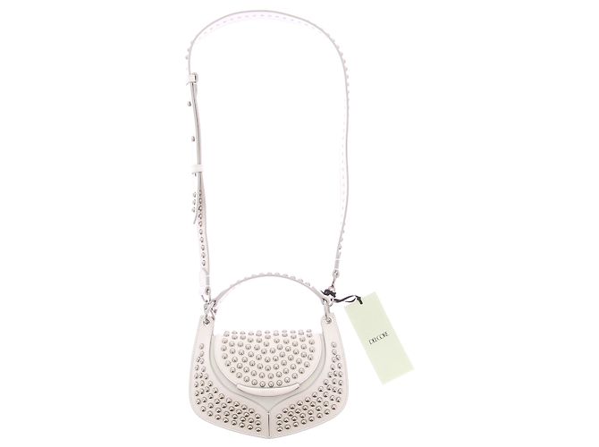 Autre Marque Borsa bianca "Baby Bettle" Bianco - vista 9