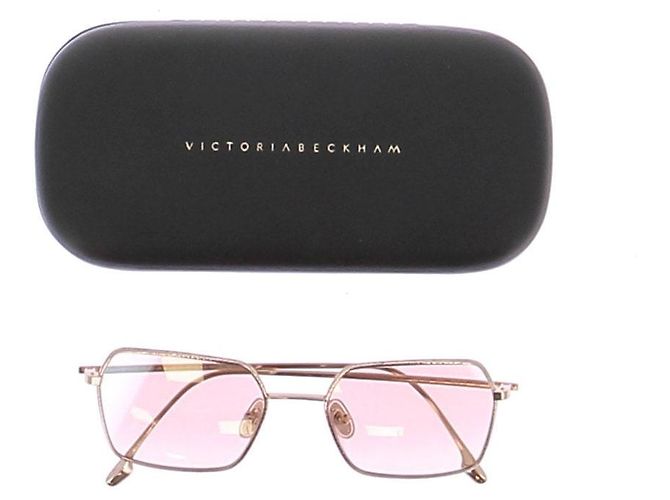 Victoria Beckham Lunettes de soleil dorées - view 7