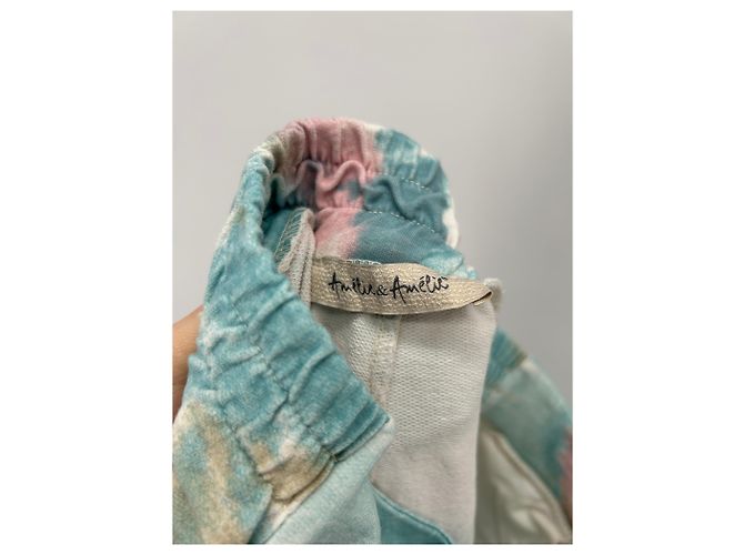 Autre Marque Blauer Tie-Dye-Hose - Ansicht 3